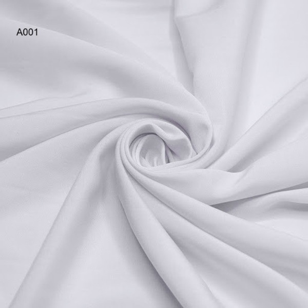 A001 استر پرده رنگ سفید