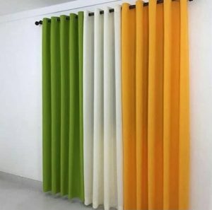 پرده پانچی سه رنگ 