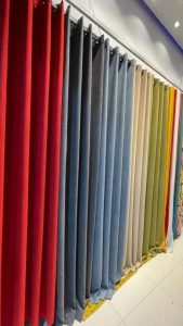 پرده اماده رنگ بندی شاد و تحویل فوری