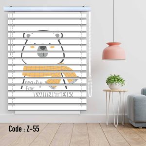 پرده زبرا پسرانه طرح خرسک