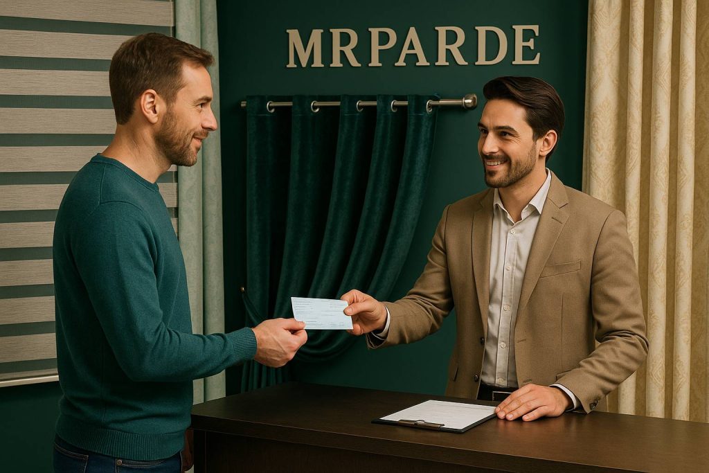 خرید قسطی پرده از مستر پرده